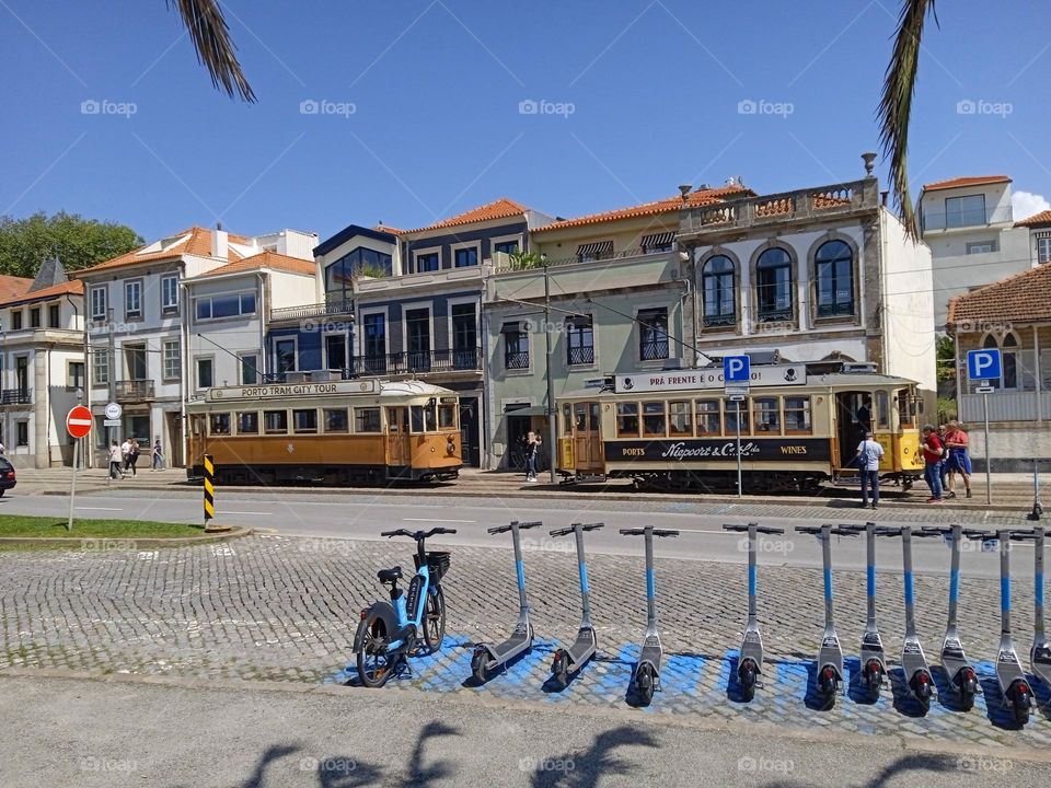 means of tourist transport in Porto Portugal