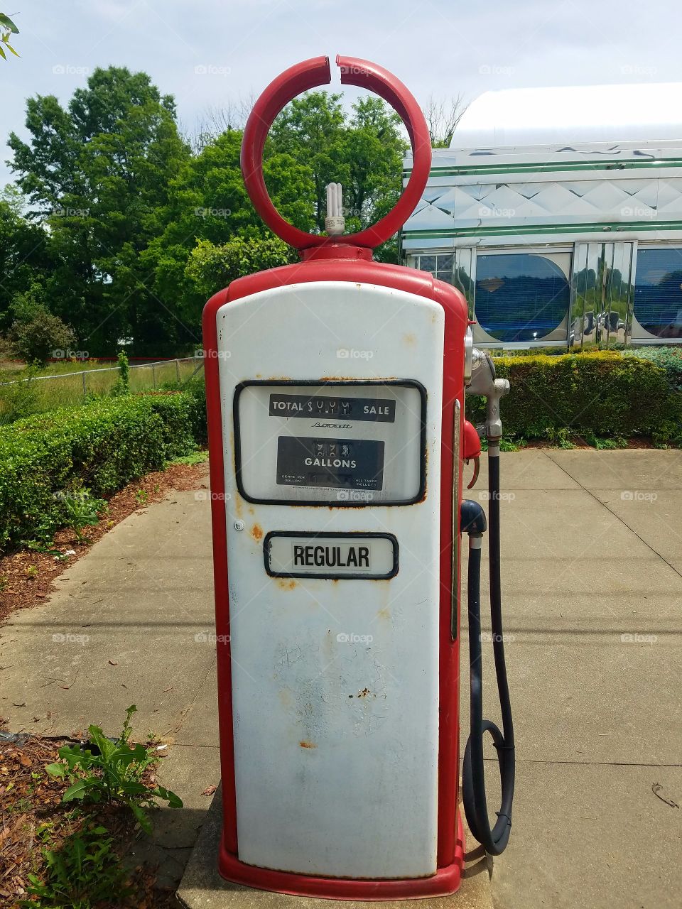 old gas pump