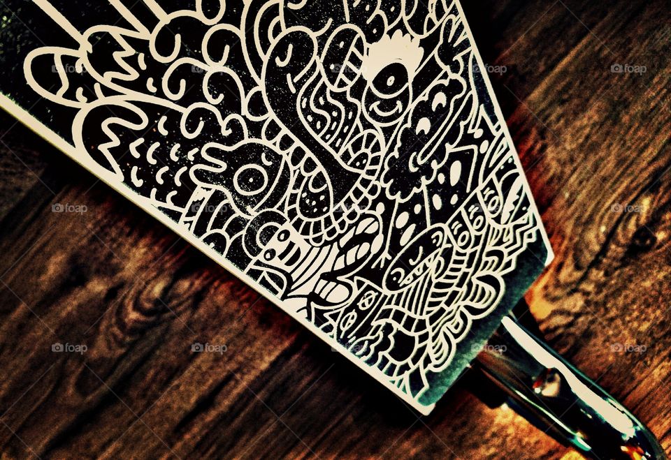 black and white pattern