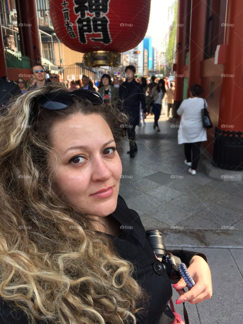 Tourist in senso ji 