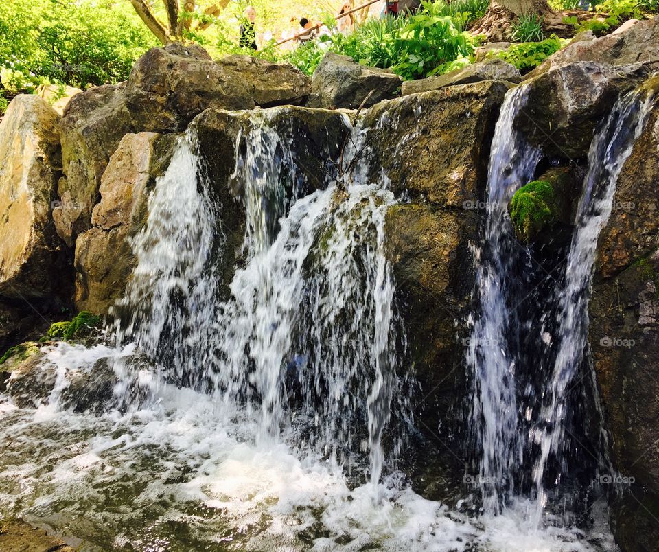 Waterfalls in the park