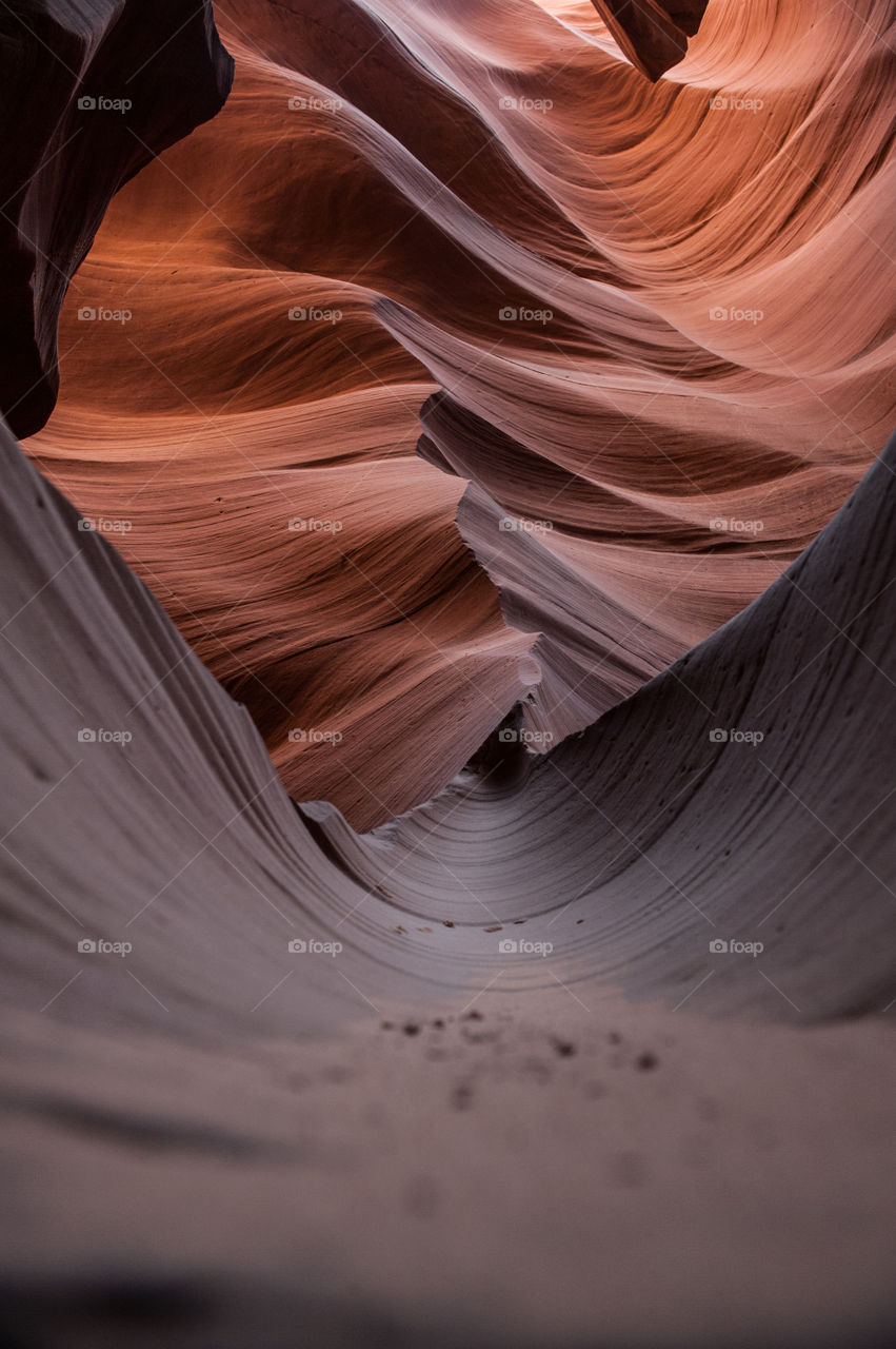 View of antelope canyon