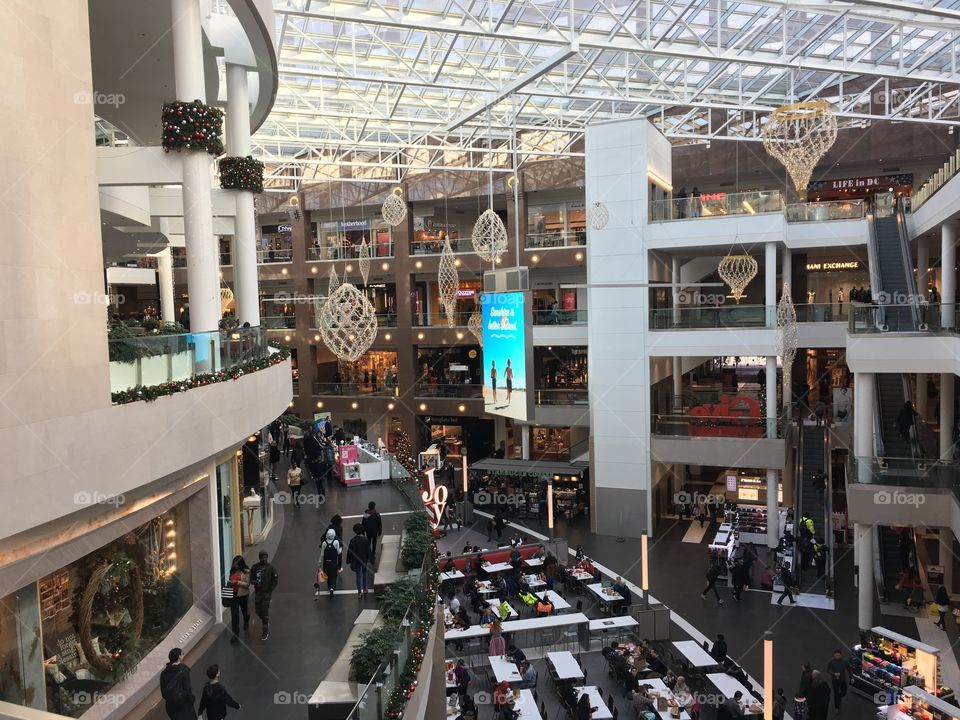 The vastness of shopping malls