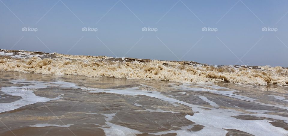 jampore beach, daman, gujarat, india