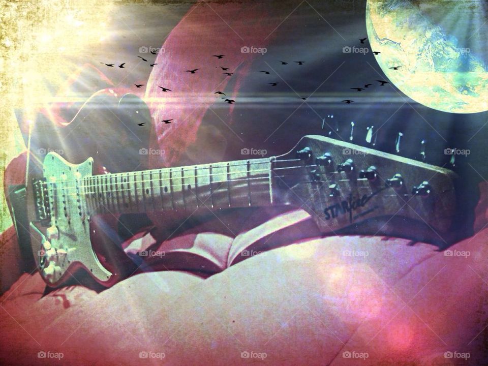 Guitar Leaving Earth