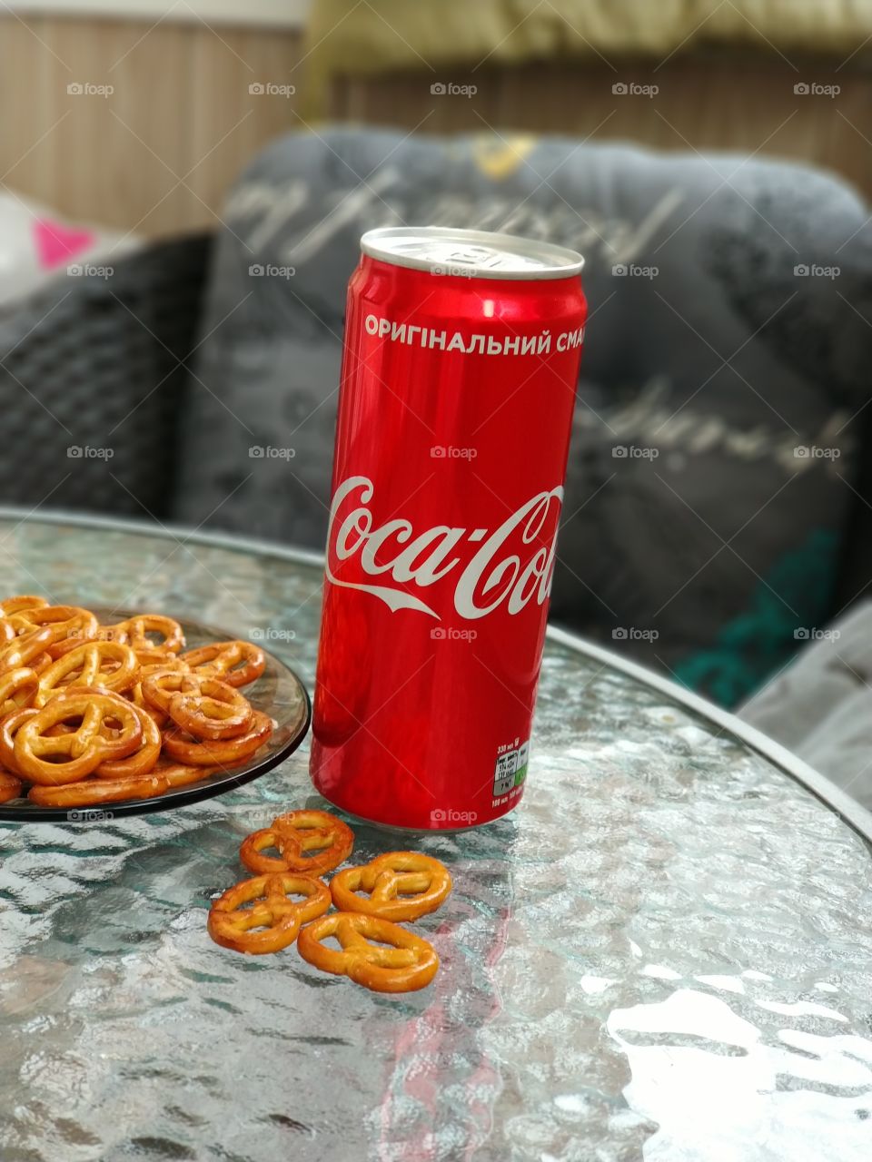 snacks and cola