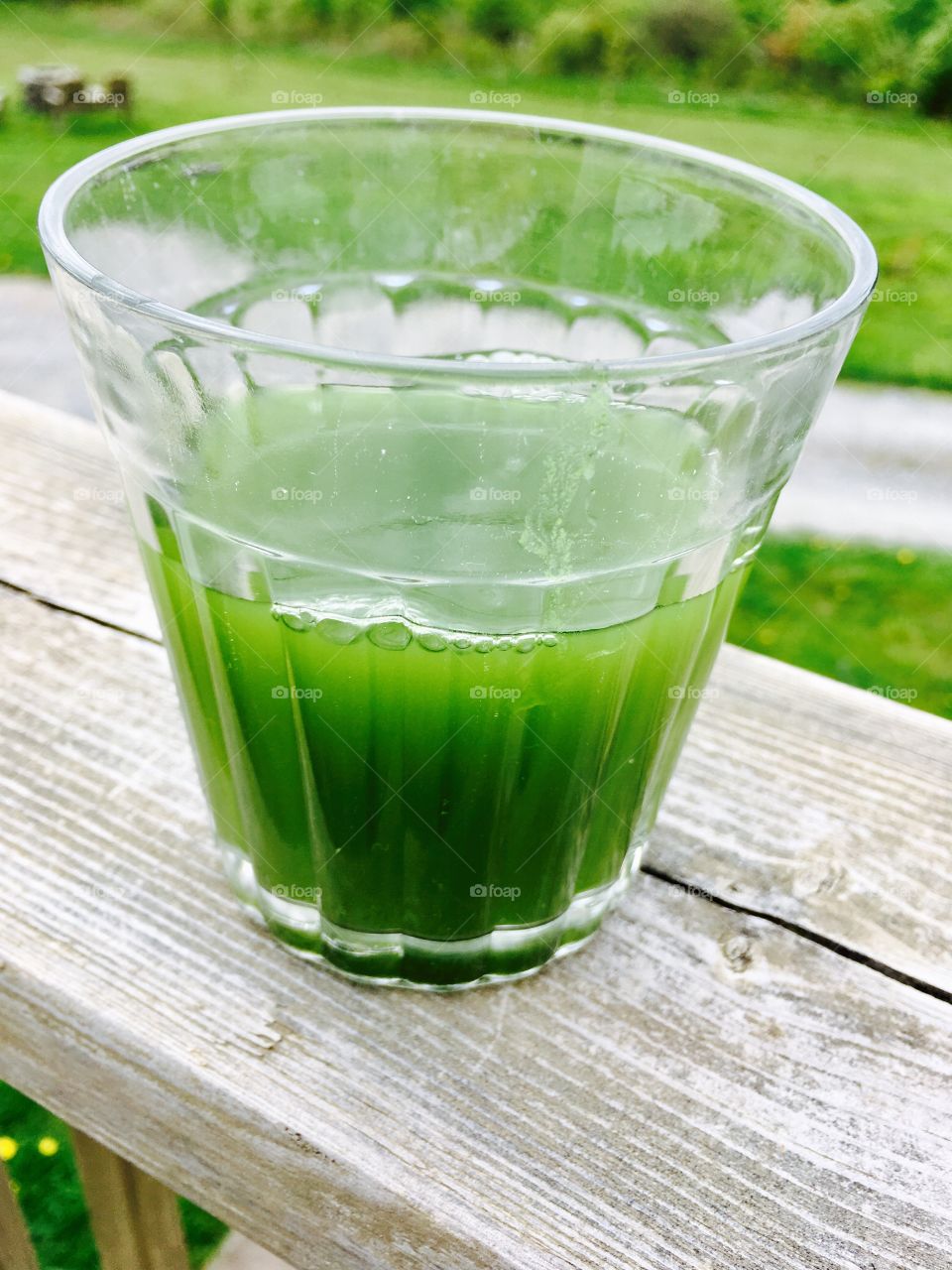 Healthy green juice 