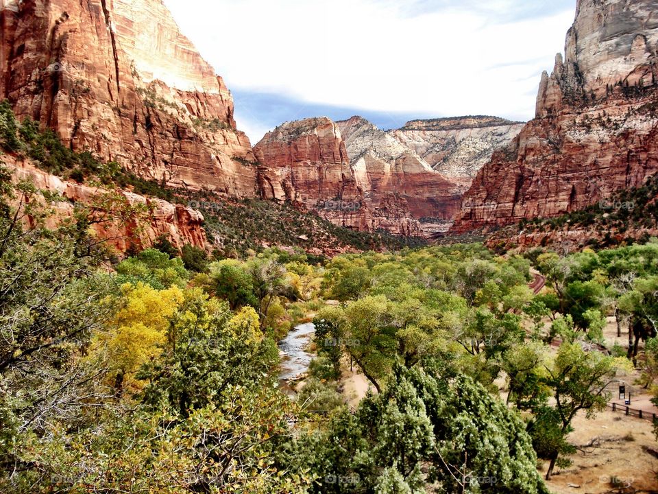 View of zion National Park