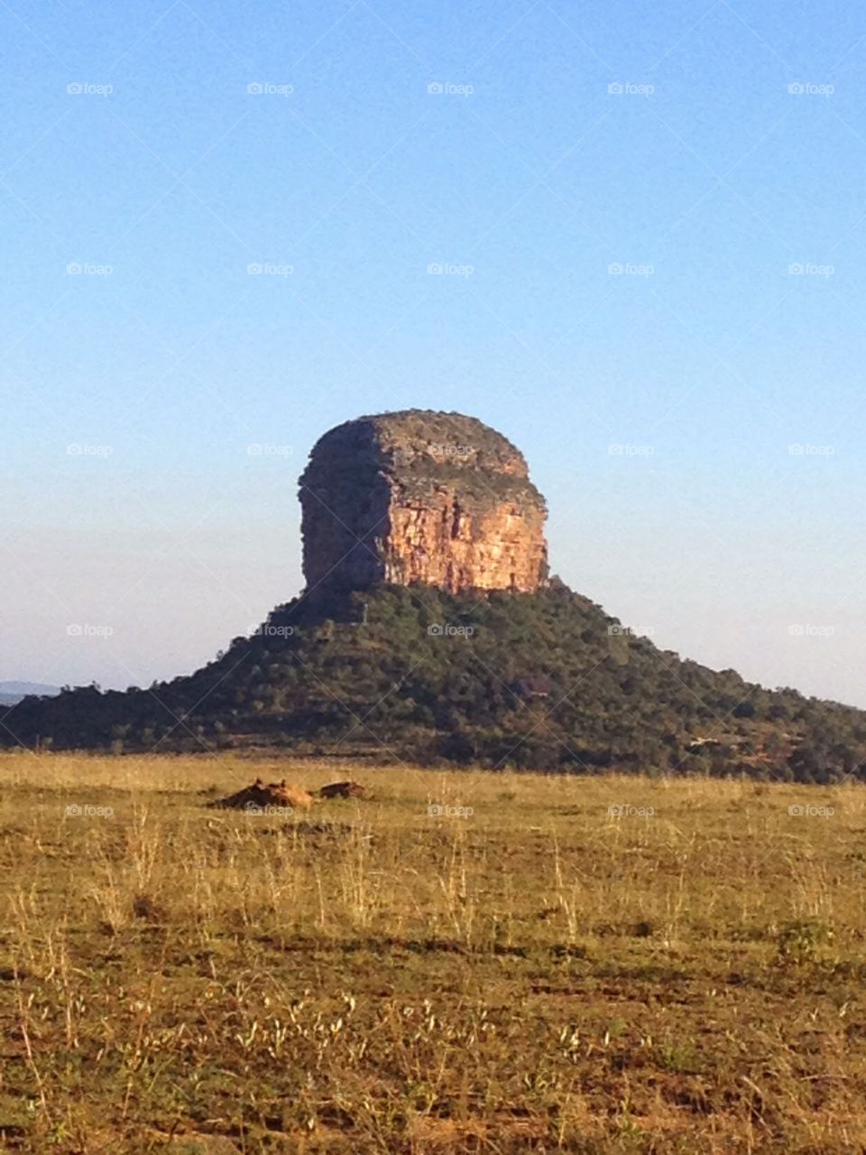 Square Mountain. A square mountain in South-Africa