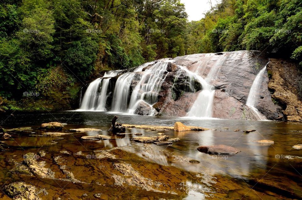 View of waterfall