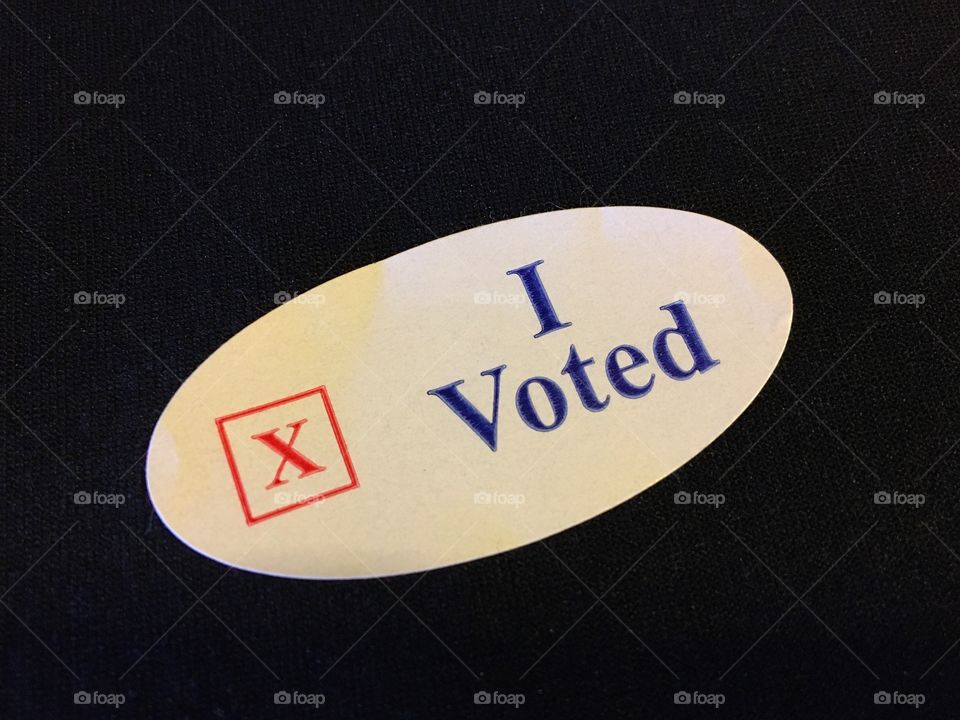 I Voted Sticker