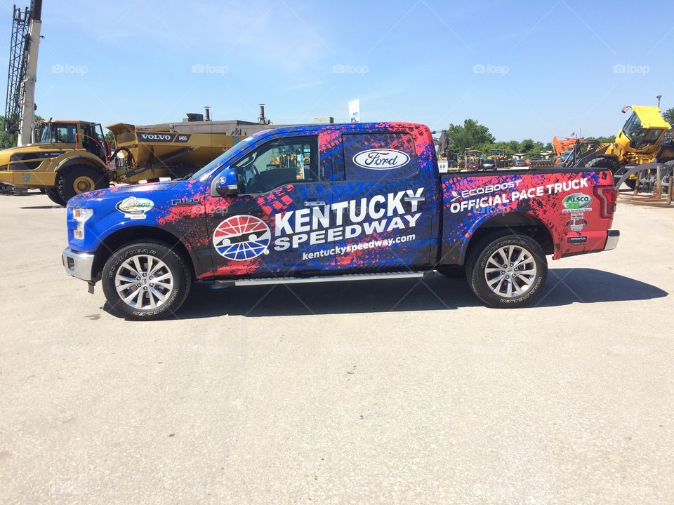 Kentucky Speedway Pace Truck
