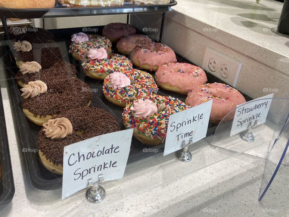 Huge delicious donuts at DG Donuts 🍩