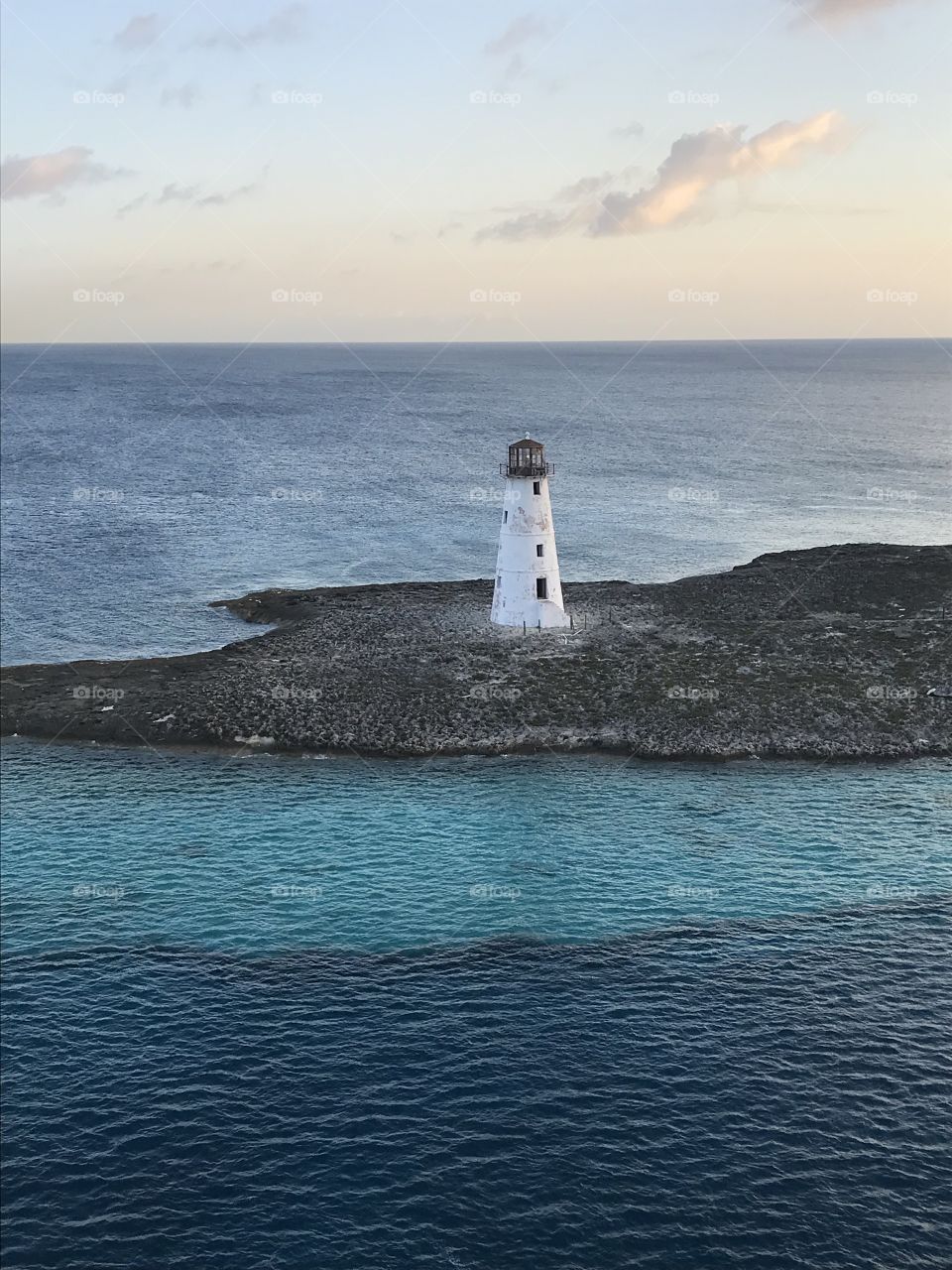 The lighthouse in Nassau, Bahamas
