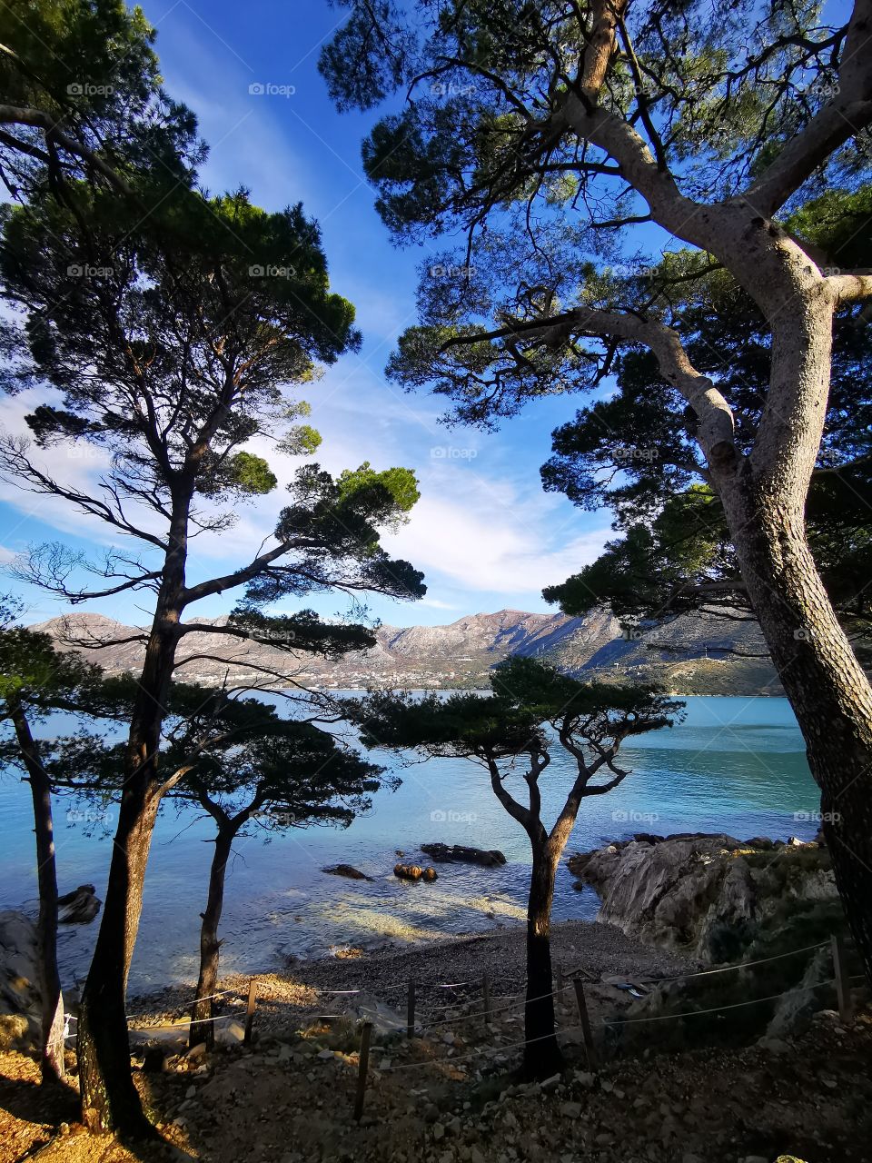 Beautiful cavtat's beaches