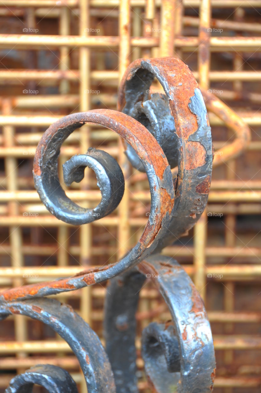 Perfect imperfection; rusty iron