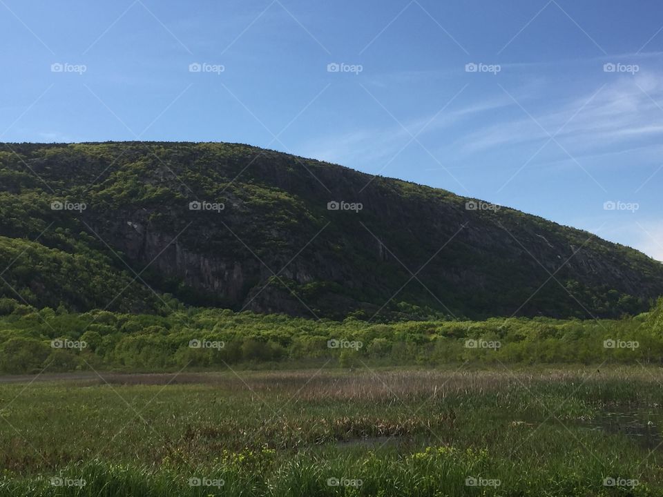 Mountain, mid-afternoon