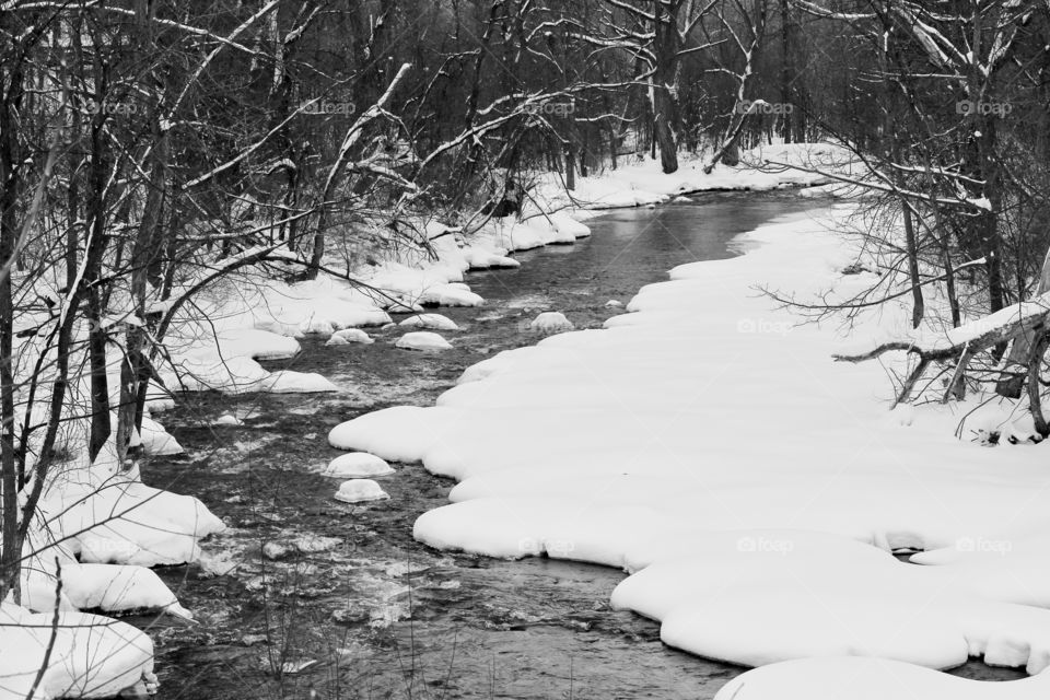 Ellicott Creek in winter