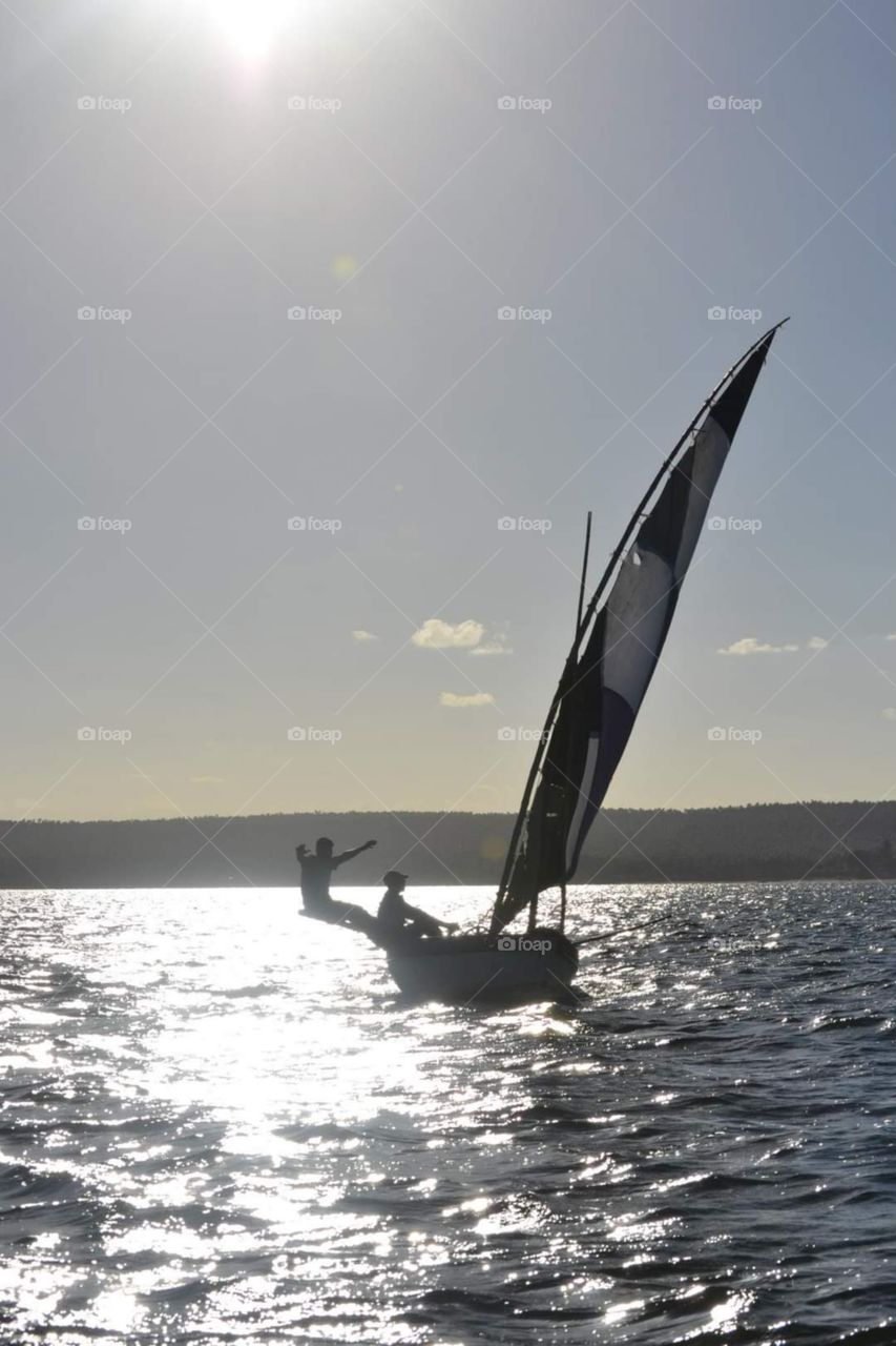Sailing in Mozambique