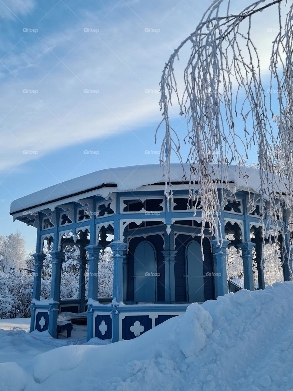 Architectural Marvels - wooden gazebo 