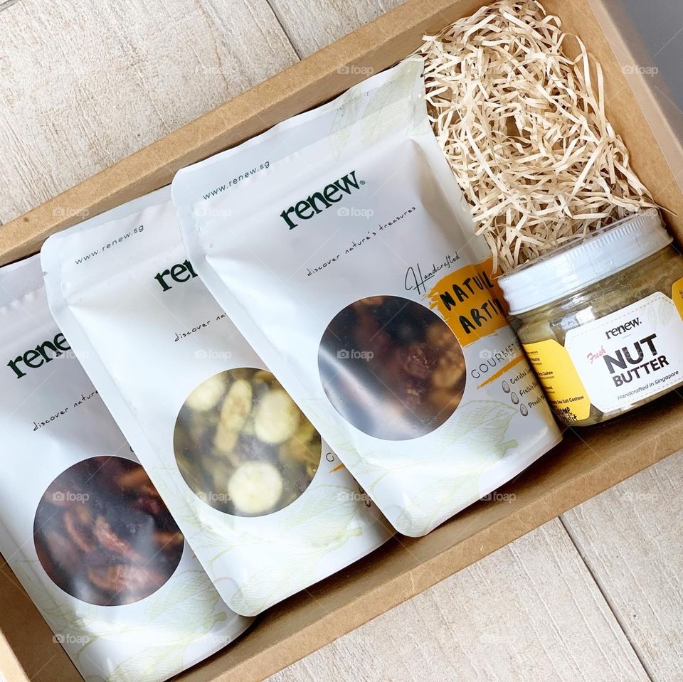 Gourmet baked snacks and nut butter