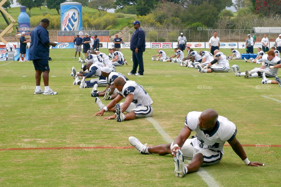 sport field blue white by hlehnerer