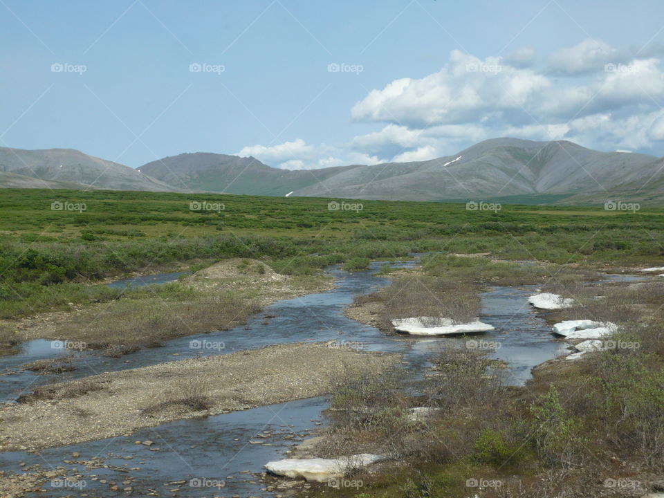 Cripple River in Nome, Alaska Summertime