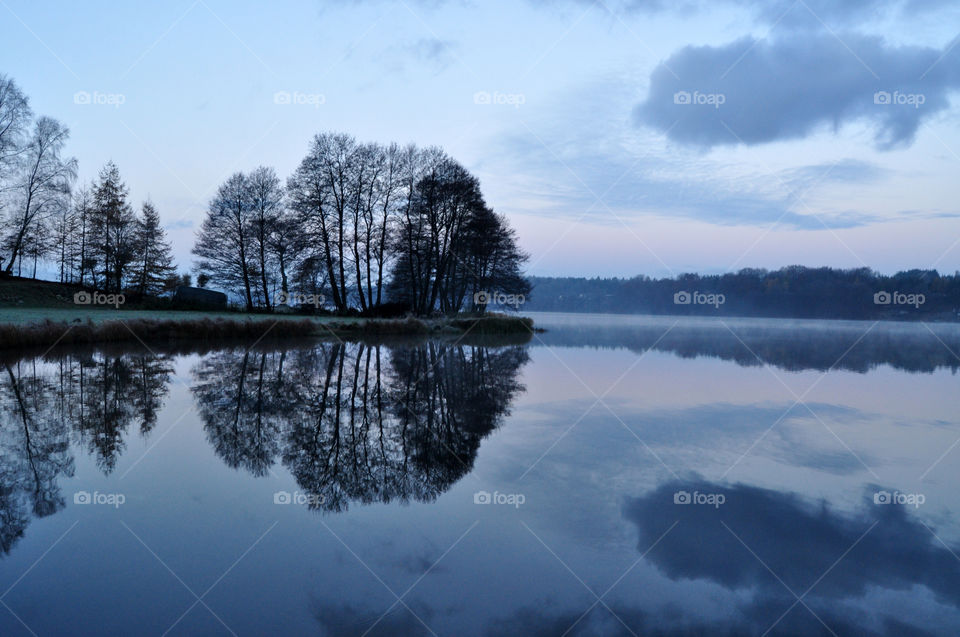 Lake, Landscape, Water, Reflection, No Person