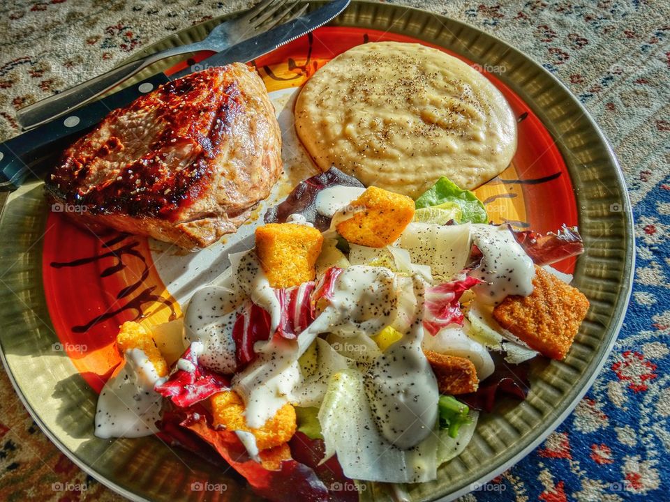 All-American Steak Dinner