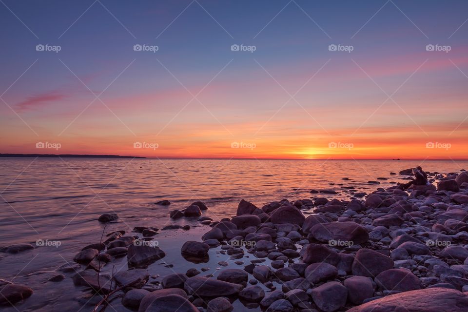 Sunset, Dawn, Dusk, Beach, Water