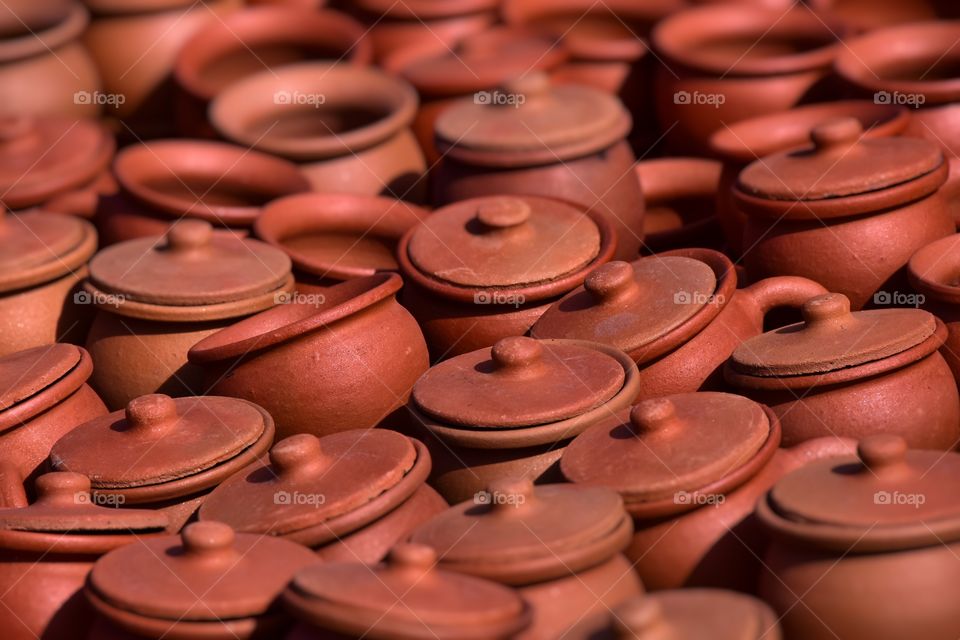 Clay pots