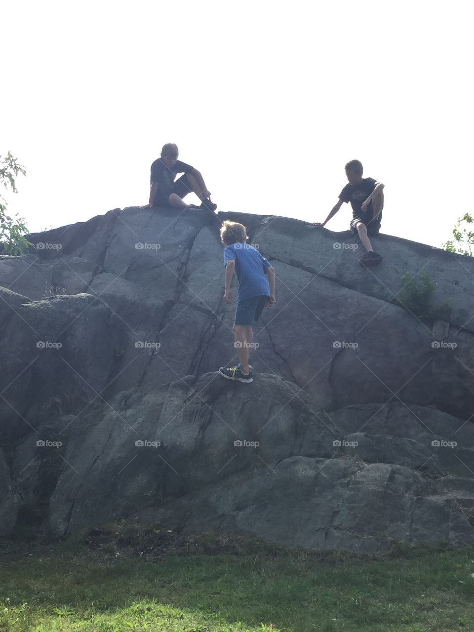 Kids love climbing