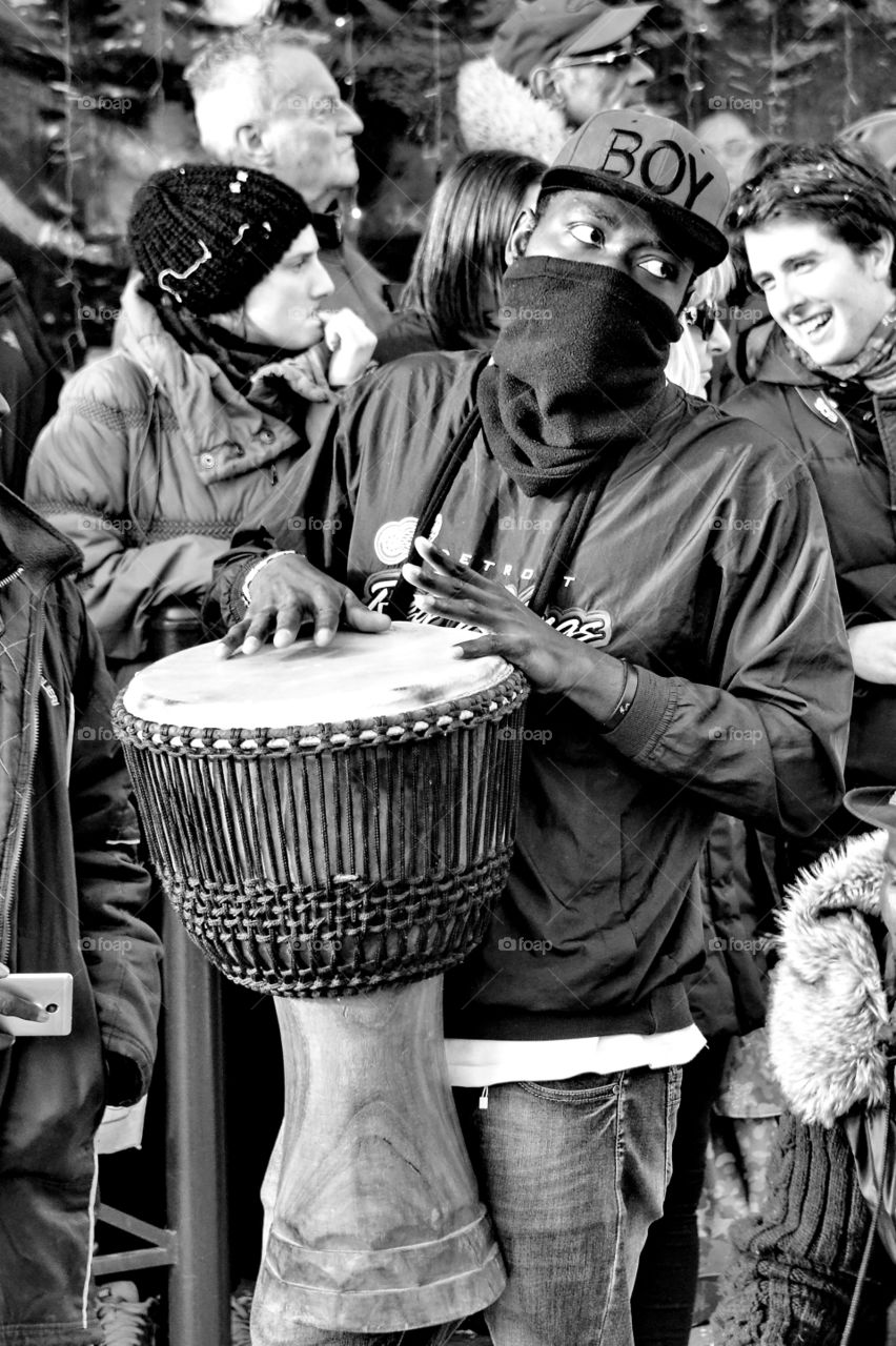 musician in the street
