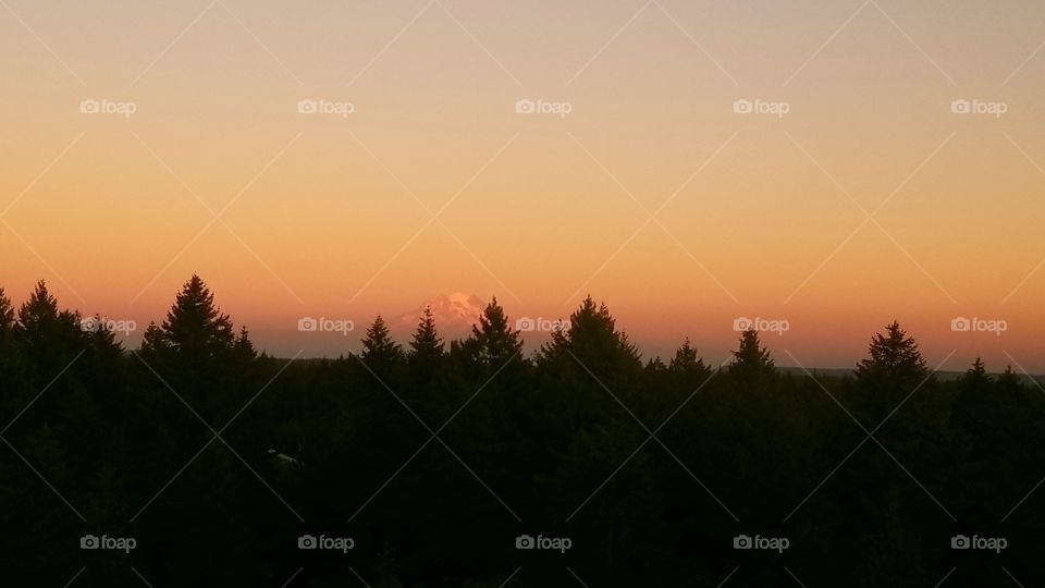 Mt. Rainer sunset awesomeness