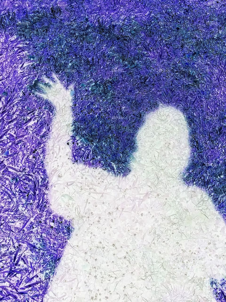 weird person waving hello