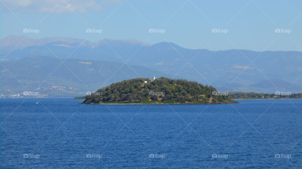 Greece island lighthouse. Greece island lighthouse