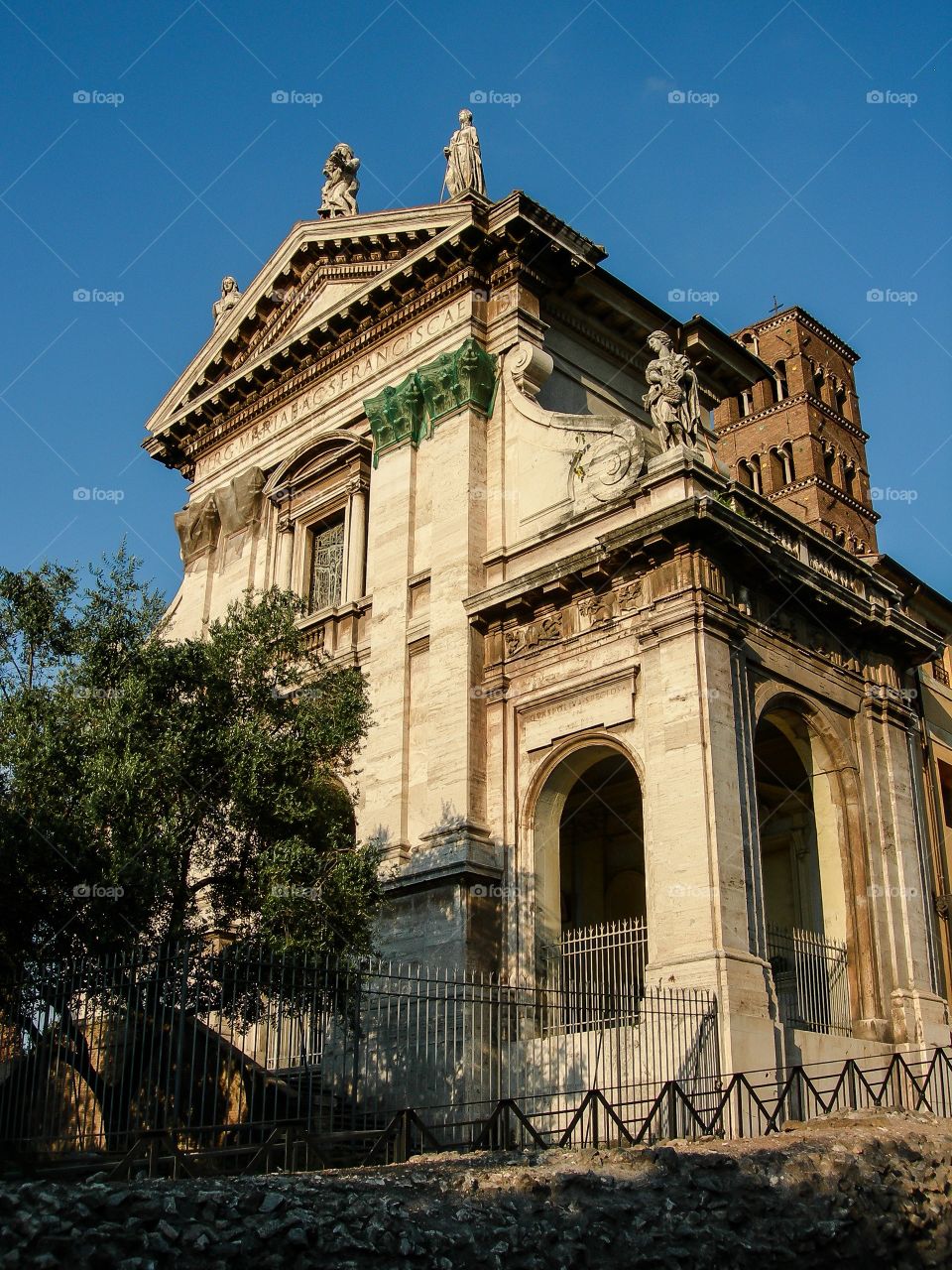 Low angle view of Santa Francesca Romana