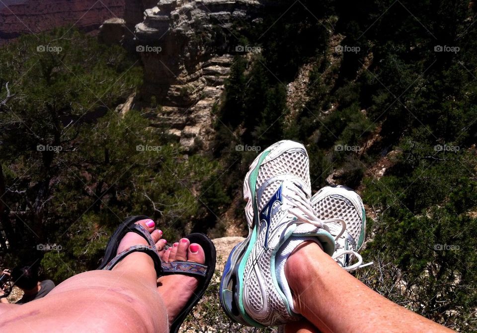 Grand Canyon Feet Selfie 