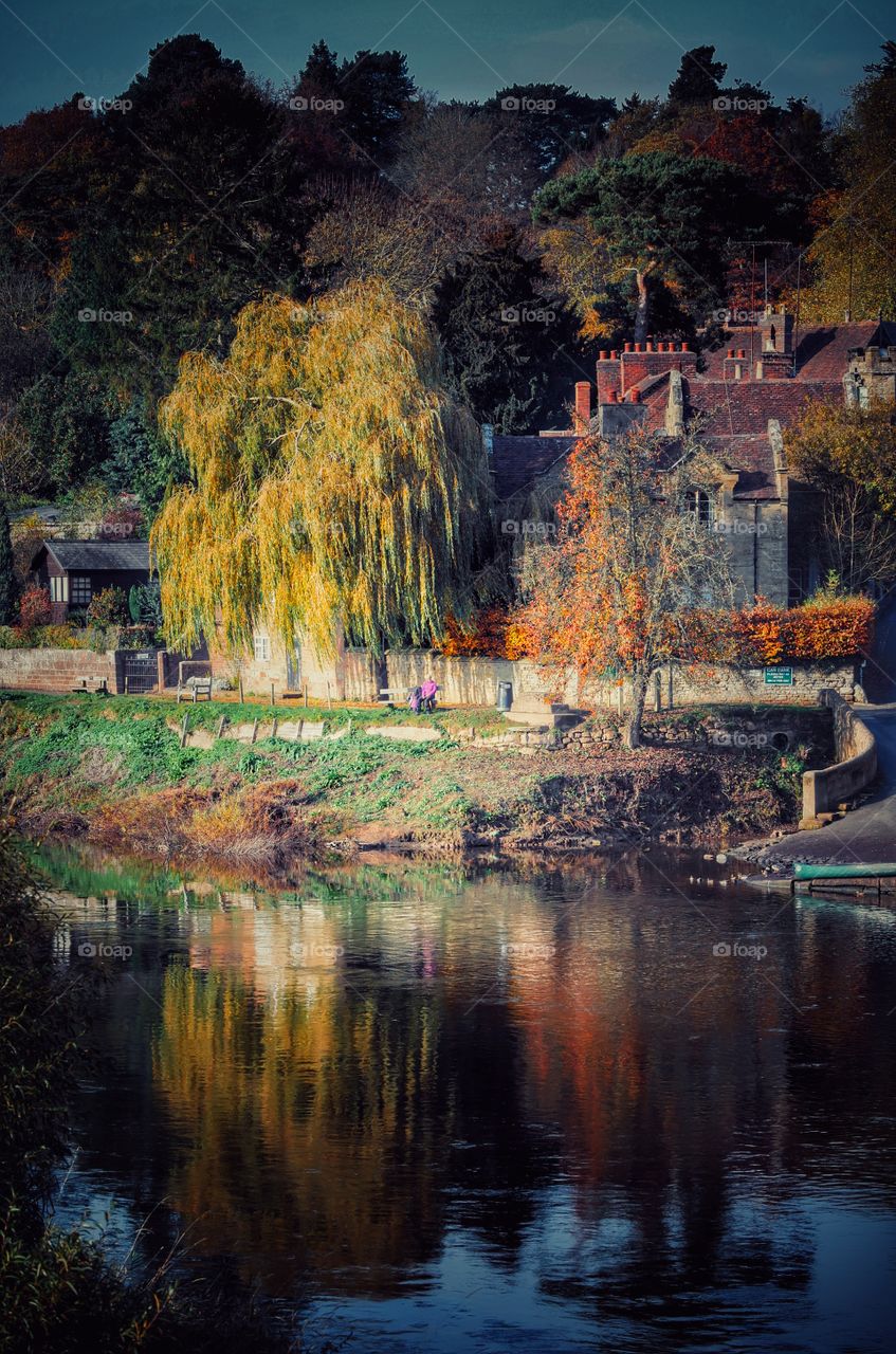 River Severn Arley village uk 