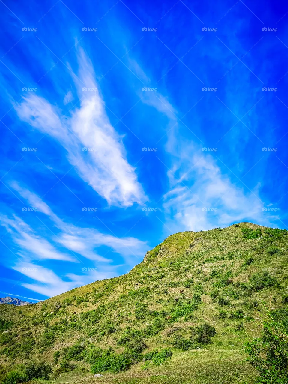 Beautiful scenery sky view and amazing mountains