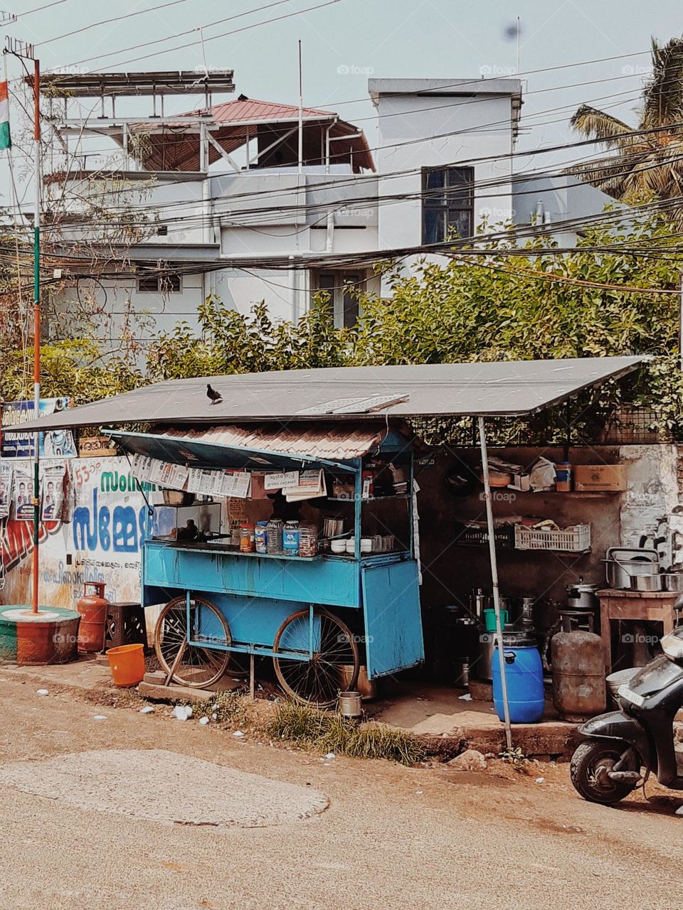 Nostalgic views of a developed city