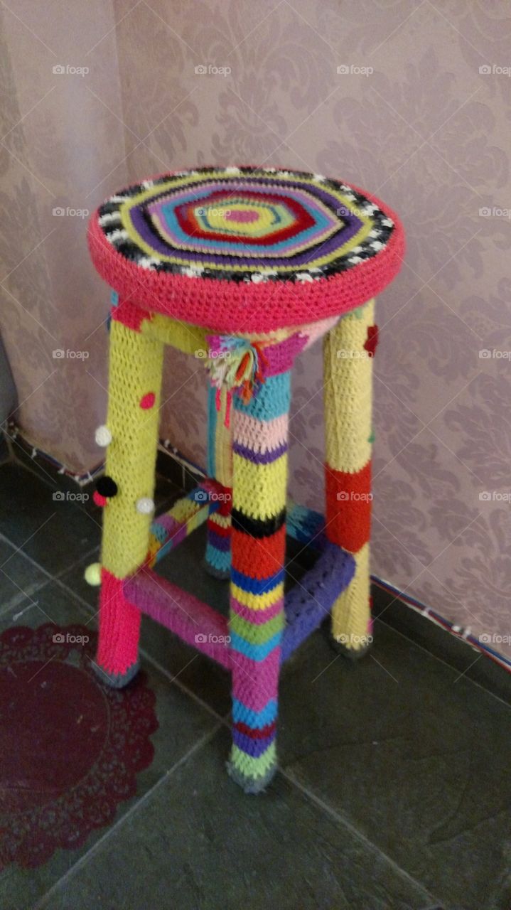 Knitting stool