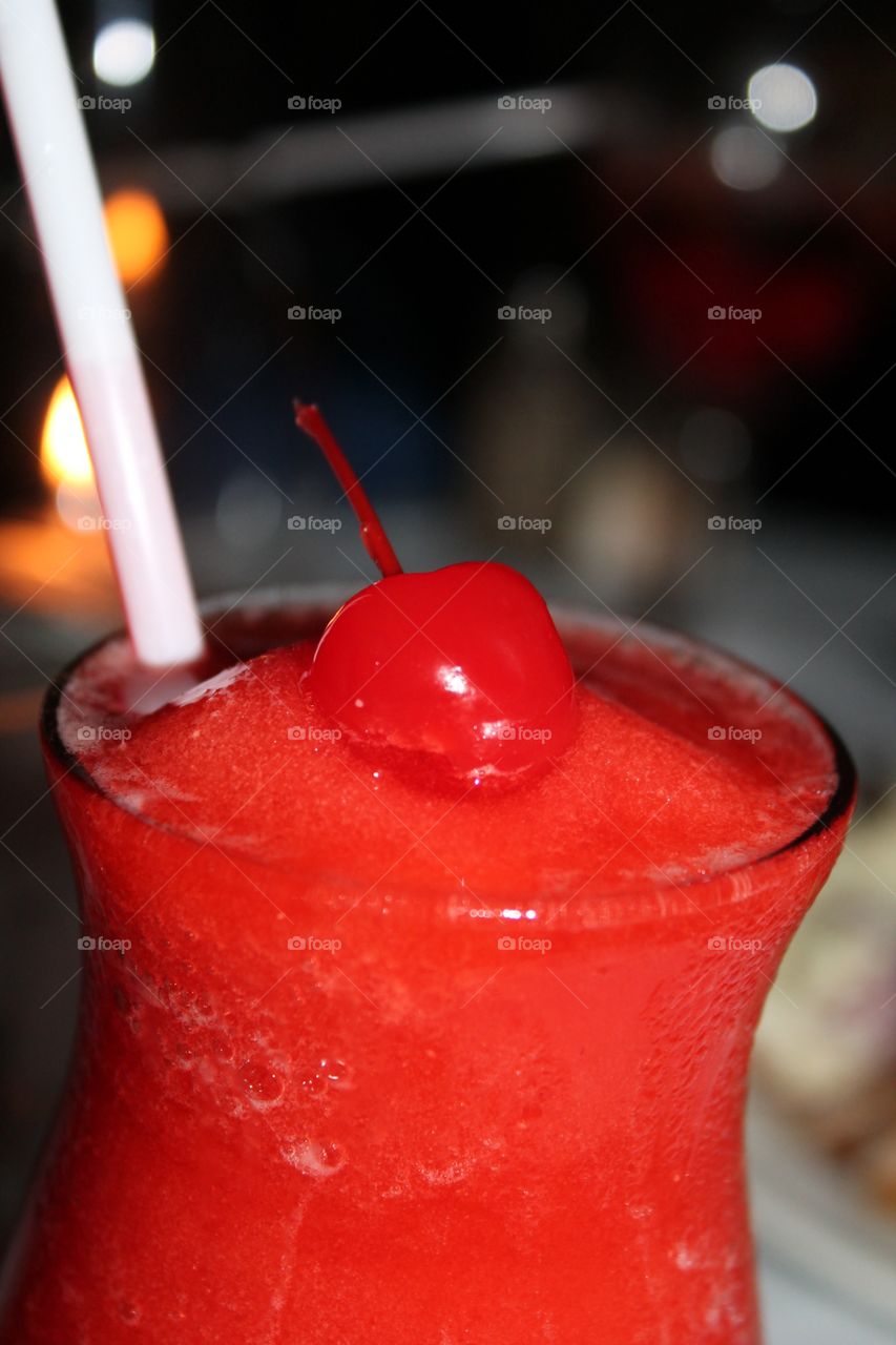 Strawberry daiquiri cocktail 