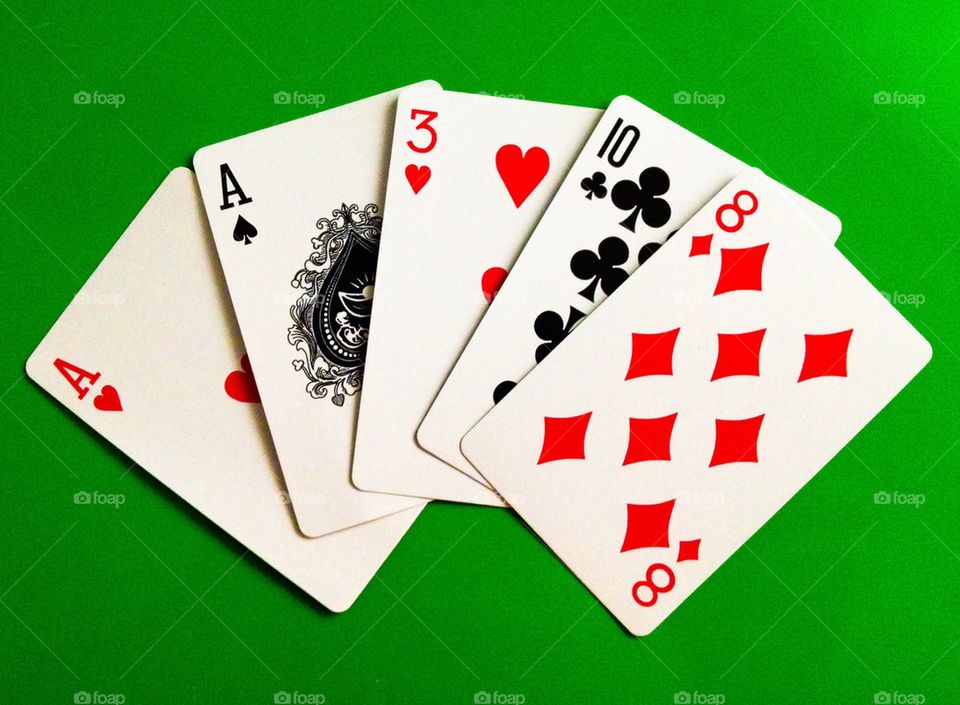 green play playing cards poker by theocharisk.