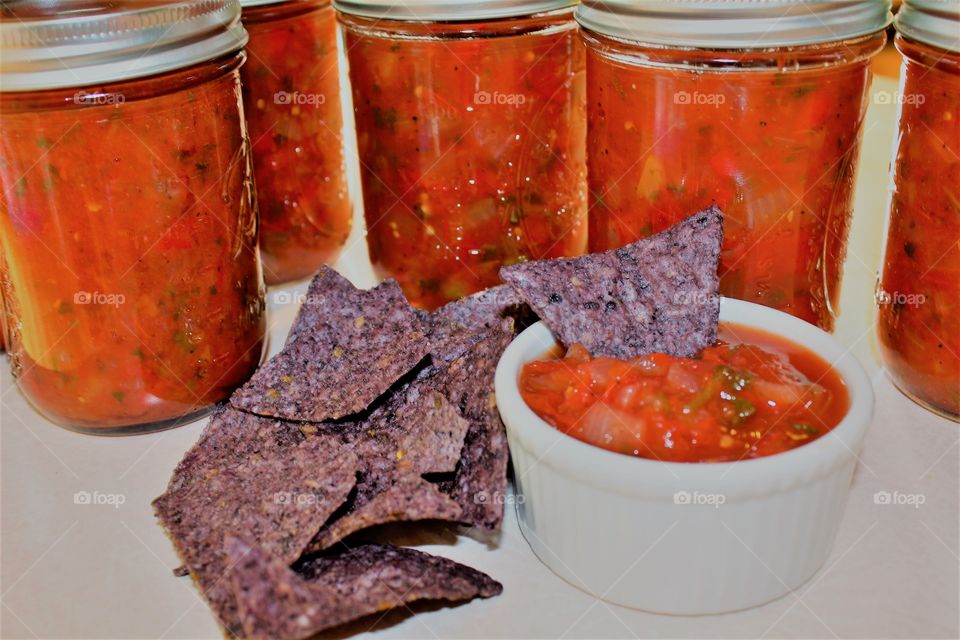 homemade salsa