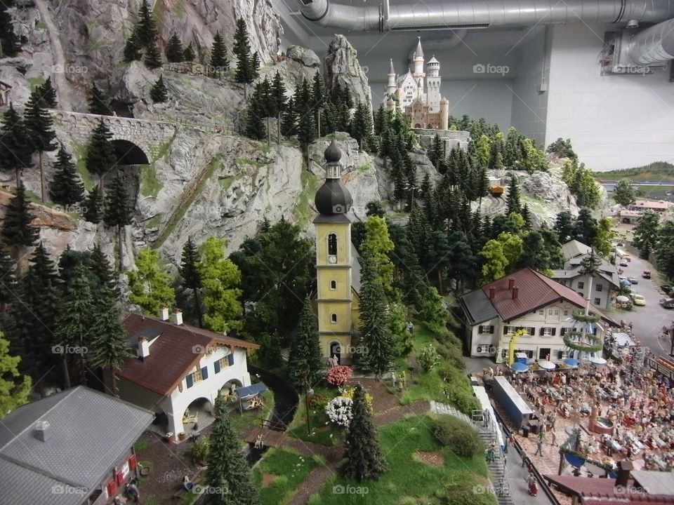 Miniaturwunderland Church in Bavaria
