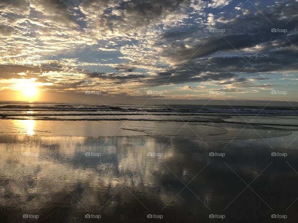 Beach sunrise 