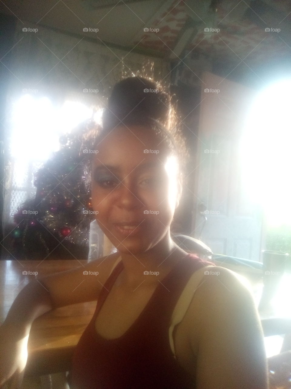 this person is a good girl and she is of the understand that the light of the world is Jesus Christ.