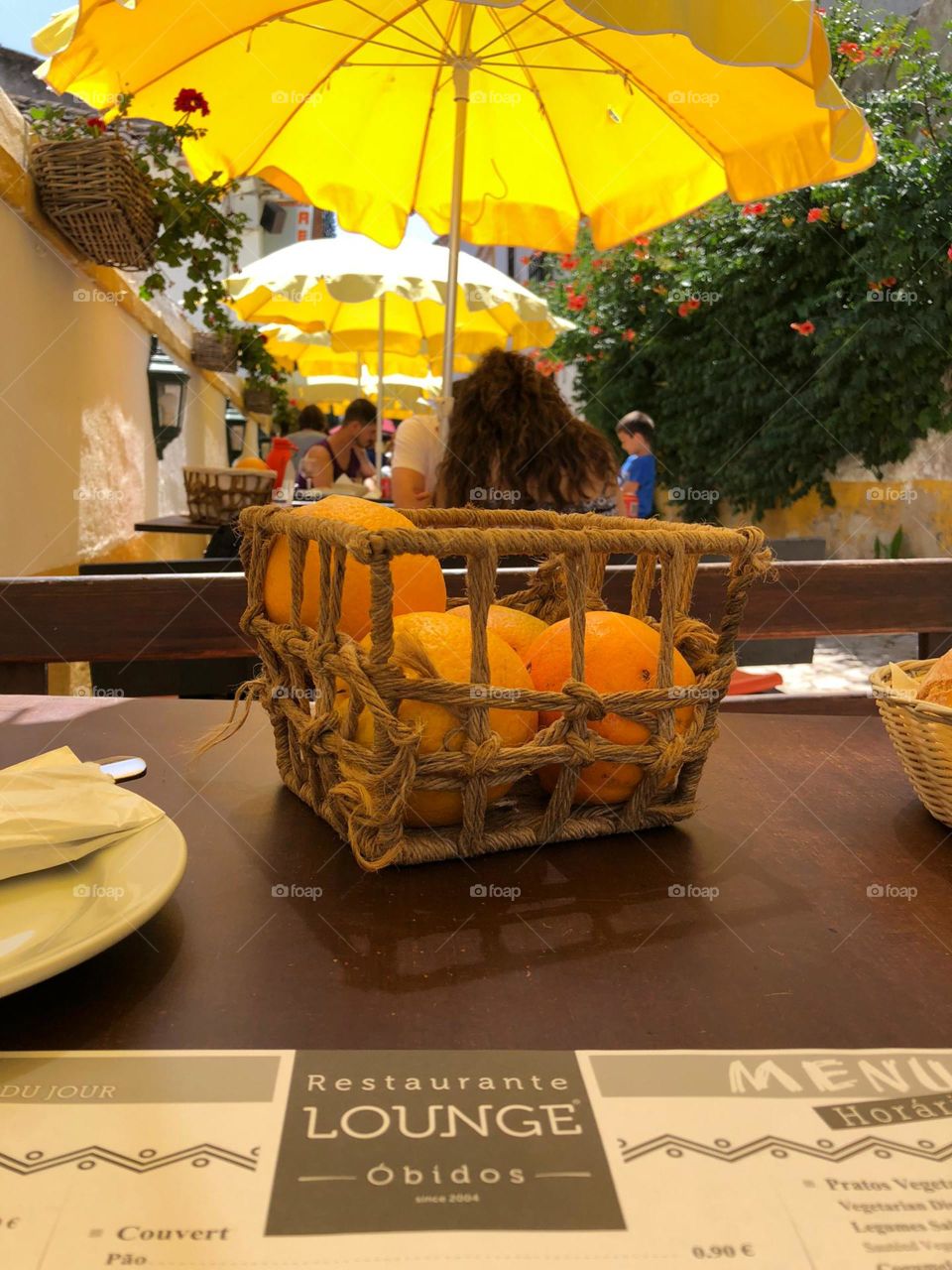 Lunch in Castle of Óbidos