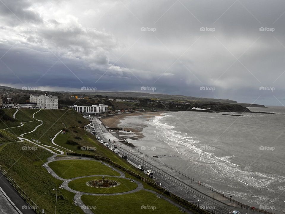 A scenic view over Scarborough 